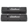 EDELBROCK EDE4643 Valve Cover Kit SBC Signature Series Black