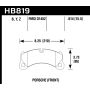 Hawk Performance HB819B.614 HPS 5.0 Disc Brake Pad