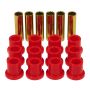 Prothane 57-72 Ford F100/F150 Rear Spring & Shackle Bushings - Red