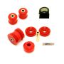 BMR 10-15 5th Gen Camaro Front Suspension Bushing Kit (BK008 BK018 BK019) - Black/Red