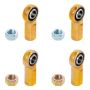 RockJock JT Rear Adjustable Sway Bar End Link Rod End Pack