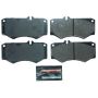 PowerStop ESP0606 EuroStop ECE-R90 Certified Brake Pad Set