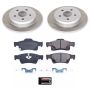 PowerStop SC5950 Semi-Coated Rotor and Low-Dust Ceramic Brake Pad Kit