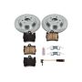 PowerStop KOE6201 OE Stock Replacement Low-Dust Ceramic Brake Pad and Rotor Kit