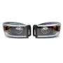 Raxiom R131480 06-09 Dodge RAM 1500/2500/3500 Axial Headlights w/ SEQL LED Bar- Blk Housing (Clear Lens)