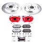 PowerStop KC7727-36 Z36 Truck and SUV Ceramic Brake Pad, Drilled & Slotted Rotor, and Caliper Kit