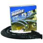 Moroso 73842 Chevrolet Small Block (w/Jesel) Ignition Wire Set - Ultra 40 - Sleeved - 90 Degree - Black