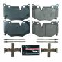 PowerStop Z23-8010 PowerStop - Z23 Daily Driver Carbon-Fiber Ceramic Brake Pads with Hardware Kit