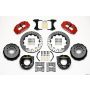 Wilwood 140-10093-DR Narrow Superlite 4R Rear P-Brk Kit 12.88in Drilled Red Chevy C-10 2.42 Offset 5-lug