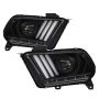 SPYDER 5085559 Projector Headlights - Sequential Turn Signal - Black