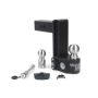 Weigh Safe SWS8-2.5-KA 8in Drop Hitch w/Built-in Scale & 2.5in Shank (10K/22K GTWR) w/WS05 - Steel