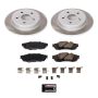 PowerStop SC8333 Semi-Coated Rotor and Low-Dust Ceramic Brake Pad Kit
