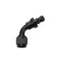 ALLSTAR PERFORMANCE ALL49442 Pushlock Hose End Black 60 Deg Elbow -6