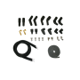 Moroso 28321 78-15 Harley-Davidson Universal Kit Sleeved Ultra 40 Wire Set - Black