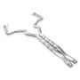 Stainless Works M15CBX-LMF 2015-16 Mustang GT 3in Catback X-Pipe Retro Chambered Mufflers 3in Cores