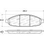 Stoptech 305.09970 Street Select Brake Pads - Rear