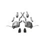 CORSA Performance 14991BLK Corsa 2011-2021 Jeep Grand Cherokee Black 2.5in Dual Rear Exit Cat-Back Exhaust