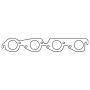 Cometic Gasket C5349-064 Cometic Chevy Mark-IV GM Gen-V/VI BB V8 .064in ArmorCore Exhaust Mani Gskt Set-2.015in Round Port