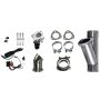 Granatelli Motor Sports 303530 Electronic Exhaust Cutout Systems - Aluminized Mild Steel - Slip Fit