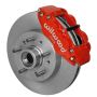 Wilwood 140-14474-R Narrow Superlite 6R Front Brake Kit 11.86in Red 64-70 GM C10 w/ Factory Drum Spindles
