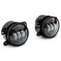 Raxiom J130810 07-23 Jeep Wrangler JK & JL Axial Series Tri-Bar LED Fog Lights- Amber
