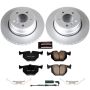 PowerStop CRK5734 Genuine Geomet Coated Rotor and Carbon-Fiber Ceramic Brake Pad Kit