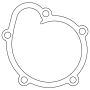 Cometic Gasket C4913 Cometic Nissan E13/E15/E16 .031in Fiber Water Pump Gasket