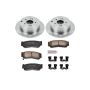 PowerStop KOE4694 OE Stock Replacement Low-Dust Ceramic Brake Pad and Rotor Kit