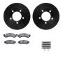 Dynamic Friction 8412-54010 Rotor Kit