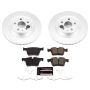 PowerStop CRK7757 Genuine Geomet Coated Rotor and Carbon-Fiber Ceramic Brake Pad Kit