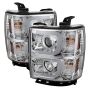 SPYDER 5079480 Projector Headlights - Light Bar DRL - Chrome