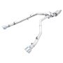 AWE Tuning 3015-32002 09-18 RAM 1500 5.7L (w/Cutouts) 0FG Dual Rear Exit Cat-Back Exhaust - Chrome Silver Tips
