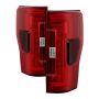 SPYDER 5085634 LED Tail Lights - Red Clear