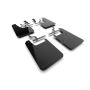 Rally Armor MF110-UR-BLK-MBK Black Mud Flap/Metallic Black Logo