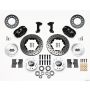 Wilwood 140-11017-D Forged Dynalite Front Kit 11.00in Drilled 74-80 Pinto/Mustang II Disc Spindle only