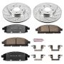 PowerStop K150-36 Z36 Truck and SUV Carbon-Fiber Ceramic Brake Pad and Drilled & Slotted Rotor Kit