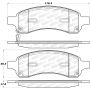 Stoptech 308.11690 Street Brake Pads