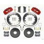 Wilwood 140-13581-R Dynapro 6 Front Hat Kit 12.88in Red 2005-Up Mazda 3 w/ Lines