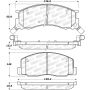 Stoptech 308.05000 Street Brake Pads - Front/Rear