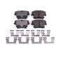 PowerStop 17-1057 PowerStop - Z17 Low-Dust Ceramic Brake Pads with Hardware