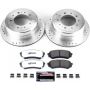 PowerStop K1134-36 Z36 Truck and SUV Carbon-Fiber Ceramic Brake Pad and Drilled & Slotted Rotor Kit