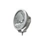Putco 231900 HID Lamp w/3 LED DayTime Running Lights - 6in Silver Housing w/ Clear Lens HID Off Road Lamps