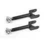 BMR Suspension UCA461H BMR 78-87 G-Body Upper Control Arms DOM Single Adj Rod Ends - Black Hammertone