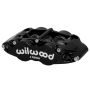 Wilwood 120-14490-BK Caliper Forged Narrow Superlite L/H FNSL6R-DS Dust Seal 1.62/1.12/1.12,1.25 Rotor - Black