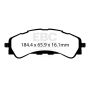 EBC Brakes DP63107 6000 Series Greenstuff Truck/SUV Brakes Disc Pads