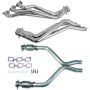 BBK 16422 11-14 Ford Mustang V6 1-3/4 Long Tube Headers w/High Flow Catted X-Pipe (Silver Ceramic)