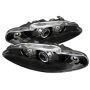 SPYDER 5011428 Projector Headlights - LED Halo - Black