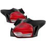 SPYDER 5085726 LED Tail Lights - Red Clear