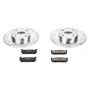 PowerStop K770 Z23 Daily Driver Carbon-Fiber Ceramic Brake Pad and Drilled & Slotted Rotor Kit