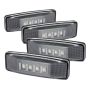 SPYDER 9924699 Xtune Dodge Ram 94-02 Dually 2 Red LED+2 Amber LED Fender Lights 4pcs Clear ACC-LED-DR94-FE-C